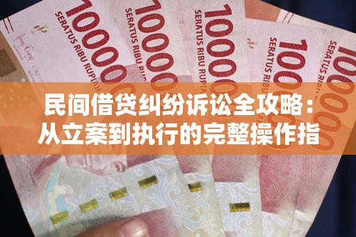 北京民间借贷纠纷诉讼全攻略：从立案到执行的完整操作指南