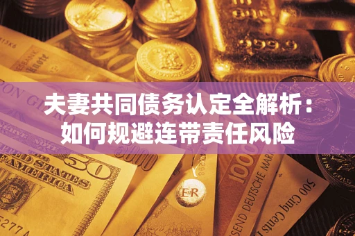 北京夫妻共同债务认定全解析：如何规避连带责任风险
