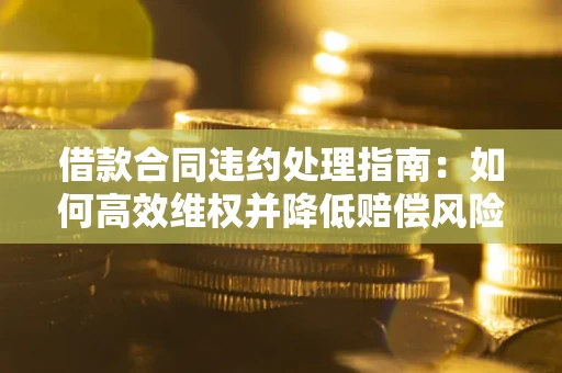 北京借款合同违约处理指南：如何高效维权并降低赔偿风险？