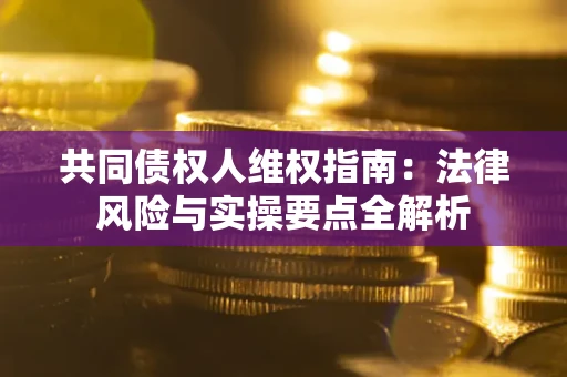 北京共同债权人维权指南：法律风险与实操要点全解析