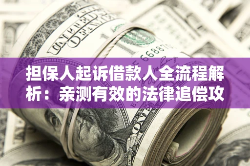 北京担保人起诉借款人全流程解析：亲测有效的法律追偿攻略