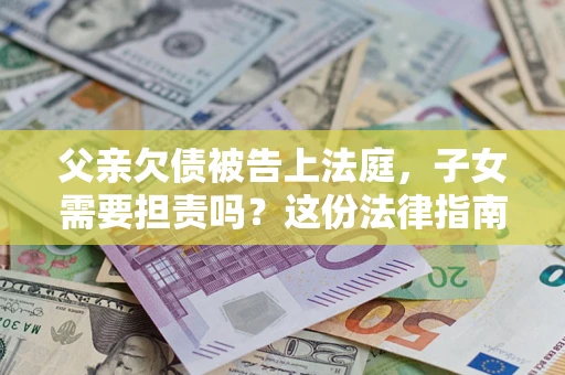 北京父亲欠债被告上法庭，子女需要担责吗？这份法律指南必须看完