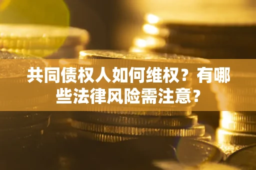 北京共同债权人如何维权？有哪些法律风险需注意？