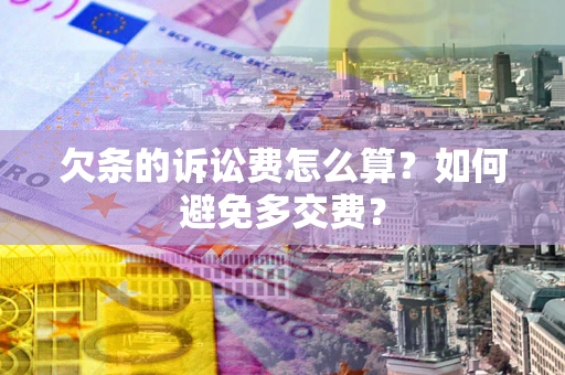 北京欠条的诉讼费怎么算？如何避免多交费？