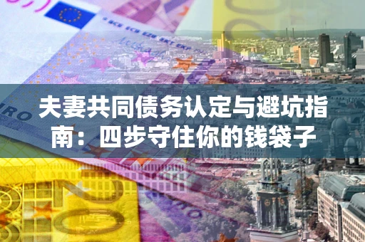 北京夫妻共同债务认定与避坑指南：四步守住你的钱袋子