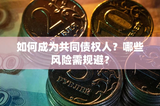 北京如何成为共同债权人？哪些风险需规避？