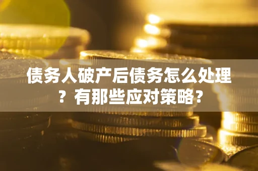 北京债务人破产后债务怎么处理？有那些应对策略？